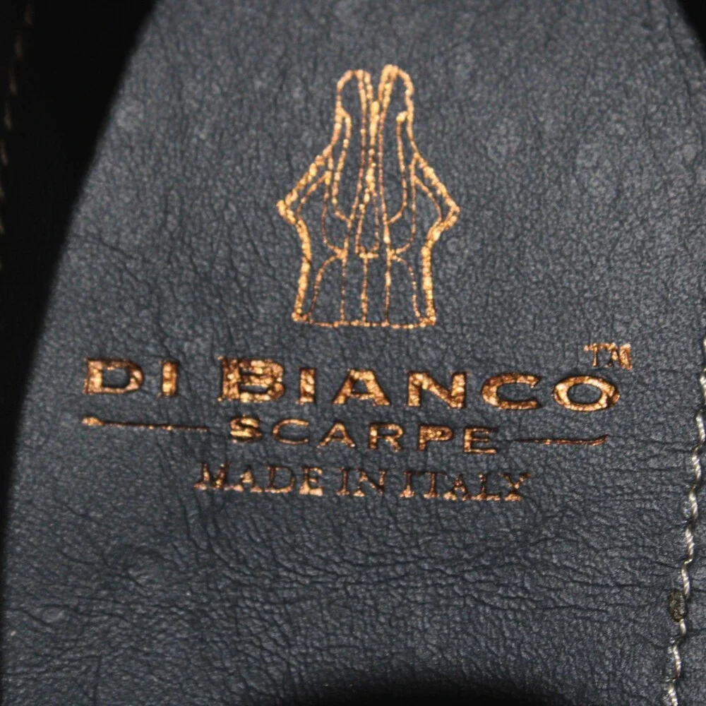 Di Bianco NWB Derby Dress Shoes Size 42.5 (US 9.5) in Brown Peccary Leather
